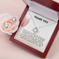 THANK YOU - LOVE KNOT Necklace and Earrings