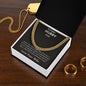 BEST HUBBY EVER | CUBAN LINK NECKLACE | BLACK