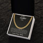 BEST HUBBY EVER | CUBAN LINK NECKLACE | BLACK