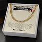 Happy Graduation - Cuban Link | Beige