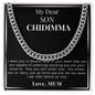 MY DEAR SON | CUBAN LINK | Personalised