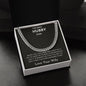 BEST HUBBY EVER | CUBAN LINK NECKLACE | BLACK