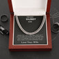 BEST HUBBY EVER | CUBAN LINK NECKLACE | BLACK