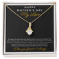 To My Wife | Mother's Day - Alluring Beauty Necklace ! Black
