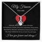 FIANCEE | Alluring beauty necklace | Black