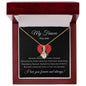 FIANCEE | Alluring beauty necklace | Black