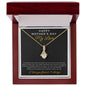 To My Wife | Mother's Day - Alluring Beauty Necklace ! Black