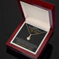 To My Wife | Mother's Day - Alluring Beauty Necklace ! Black