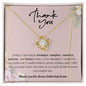 THANK YOU | LOVE KNOT | PINK & FLOWERS