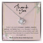 THANK YOU | LOVE KNOT | PINK & FLOWERS