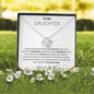DAUGHTER | LOVE KNOT | WHITE & BLACK BORDER