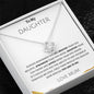 DAUGHTER | LOVE KNOT | WHITE & BLACK BORDER