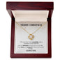 MERRY CHRISTMAS | LOVE KNOT NECKLACE | ADD NAME