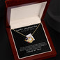 Happy Graduation - Love Knot Necklace | Black