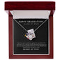 Happy Graduation - Love Knot Necklace | Black