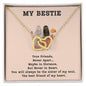 BEST FRIENDS | INTERLOCKING HEARTS | PINK