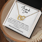 THANK YOU | INTERLOCKING HEARTS | WHITE
