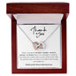 THANK YOU | INTERLOCKING HEARTS | WHITE
