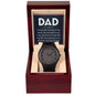 WOODEN WATCH - Dad Heartbeat