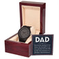 WOODEN WATCH - Dad Heartbeat