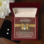 SOULMATE | ALLURING BEAUTY NECKLACE & EARRINGS | D. RED
