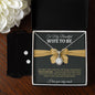 WIFE TO BE | ETERNAL HOPE NECKLACE & EARRINGS l BLACK