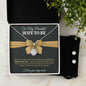 WIFE TO BE | ETERNAL HOPE NECKLACE & EARRINGS l BLACK