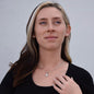WIFE TO BE | ETERNAL HOPE NECKLACE & EARRINGS l BLACK