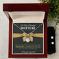 WIFE TO BE | ETERNAL HOPE NECKLACE & EARRINGS l BLACK
