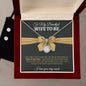 WIFE TO BE | ETERNAL HOPE NECKLACE & EARRINGS l BLACK