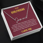 GIRLFRIEND | Signature name necklace | D. Red