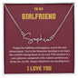 GIRLFRIEND | Signature name necklace | D. Red