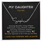 DAUGHTER | Signature name necklace | Black