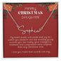 NAME NECKLACE - Merry Christmas Daughter