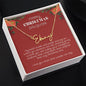 NAME NECKLACE - Merry Christmas Daughter