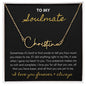 SOULMATE | Signature Name Necklace | Words & Presence