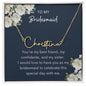BRIDESMAID - SIGNATURE NAME Necklace