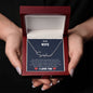WIFE | Signature name necklace | Valentines | Navy
