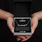 FIANCEE | Heart name necklace | Showstopper | Black