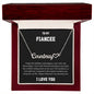FIANCEE | Heart name necklace | Showstopper | Black