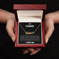 FIANCEE | Heart name necklace | Showstopper | Black