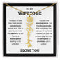WIFE TO BE | FLOWER NAME NECKLACE