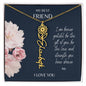 FLOWER NAME NECKLACE - My Best Friend