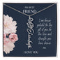 FLOWER NAME NECKLACE - My Best Friend