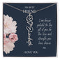 FLOWER NAME NECKLACE - My Best Friend