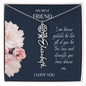 FLOWER NAME NECKLACE - My Best Friend
