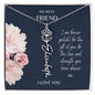 FLOWER NAME NECKLACE - My Best Friend