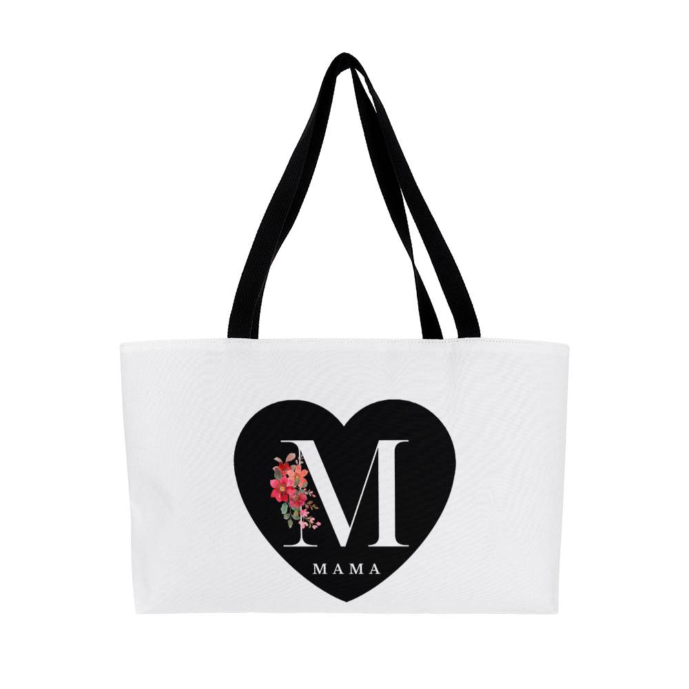 M Mama | Heart Necklace & Weekender Tote
