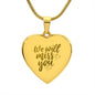 WE WILL MISS YOU | ENGRAVED HEARTS