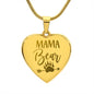 MAMA BEAR | ENGRAVED HEART